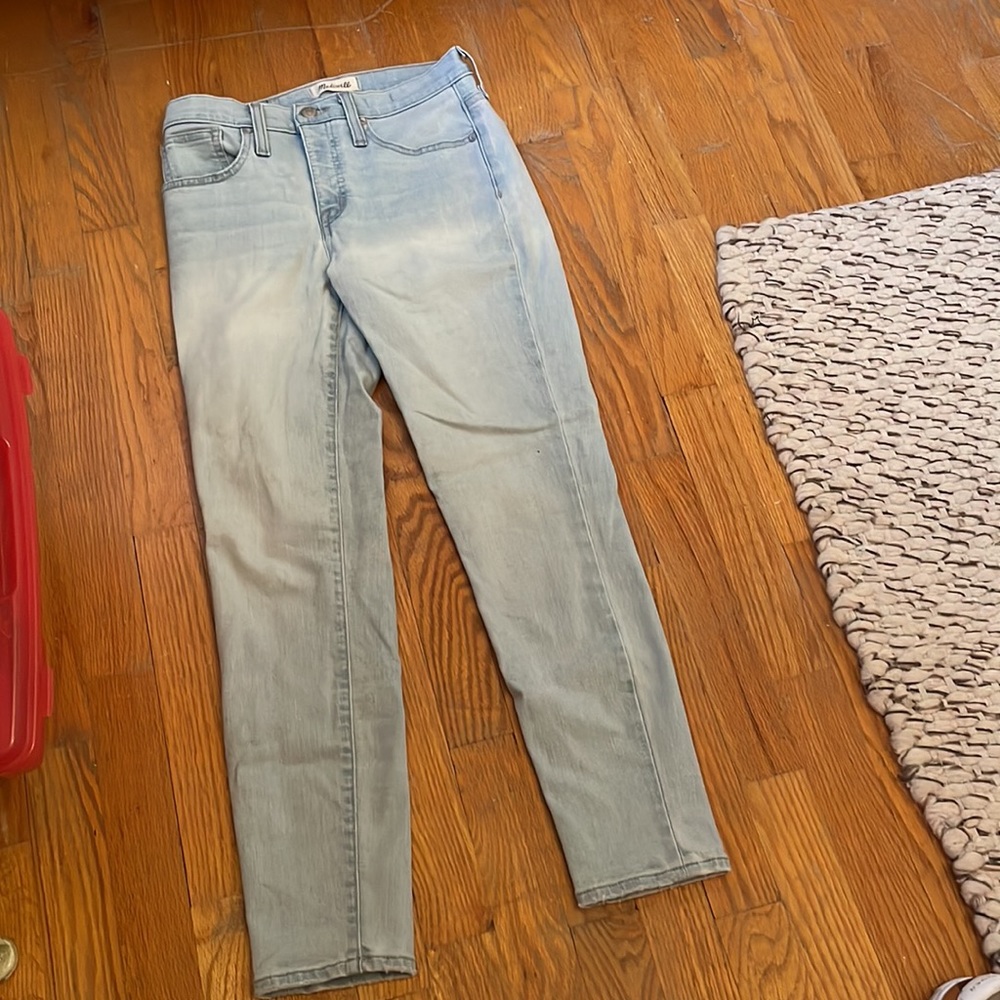 Madewell 9" Mid-Rise Skinny Crop Jeans - Picture 9 of 12